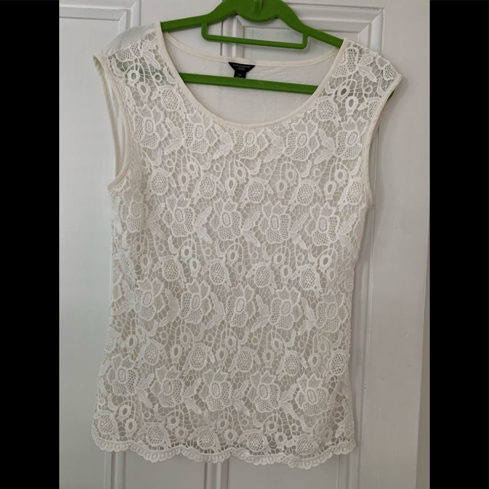 Ann Taylor sleeveless blouse